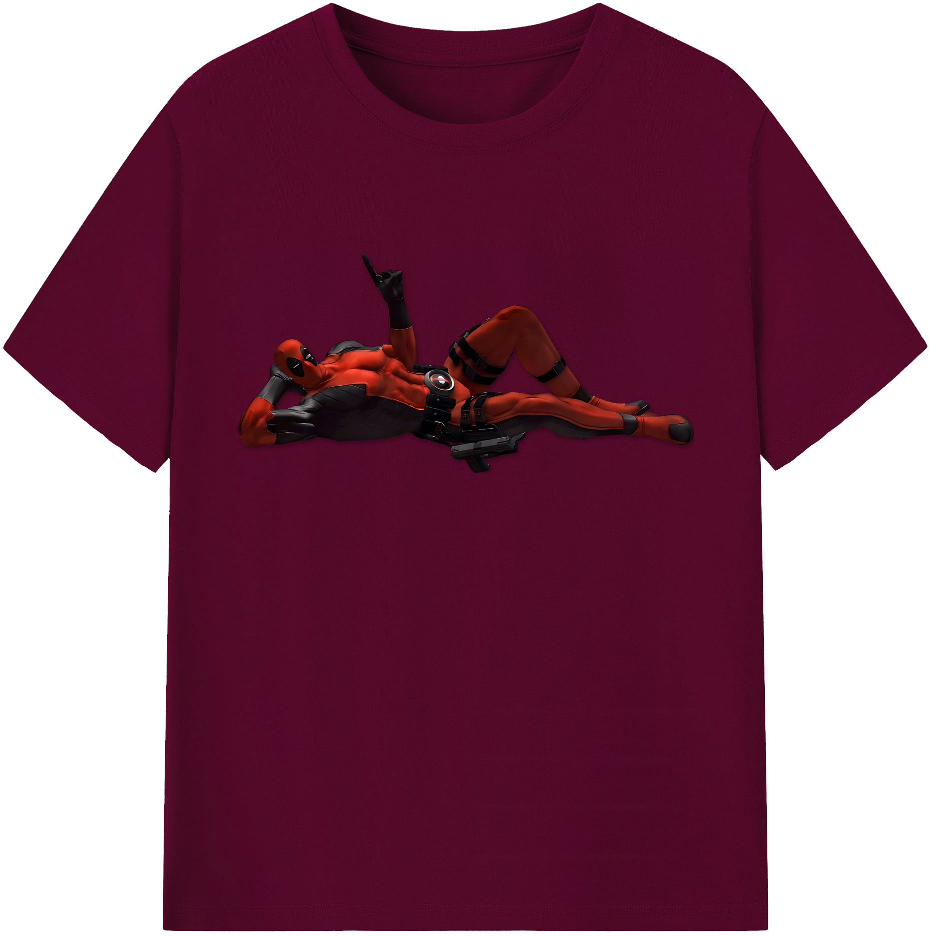 （画像用） Deadpool デッドプール レディースカジュアルプリントTシャツ（綿100％）